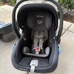 Uppababy Mesa Carseat With Two Bases