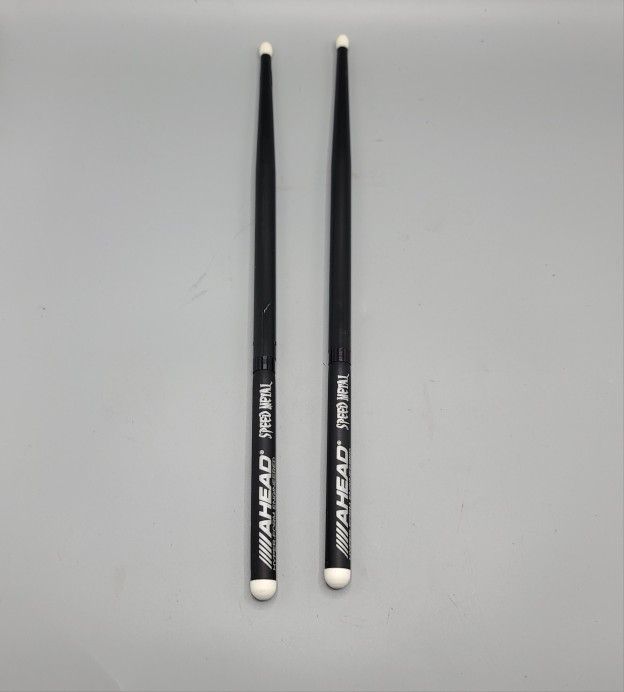 Ahead Drumsticks - JJ1 Speed Metal Aluminum Drum Sticks - Nylon Tip - 1 Pair