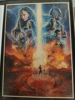 Justice League Framed Movie Poster