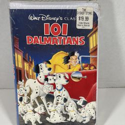Walt Disney's 101 Dalmatians VHS Sealed