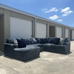 Blue Sectional Couch