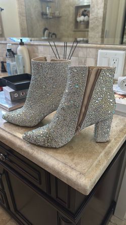 Glitter sparkle Fashion ankle boots