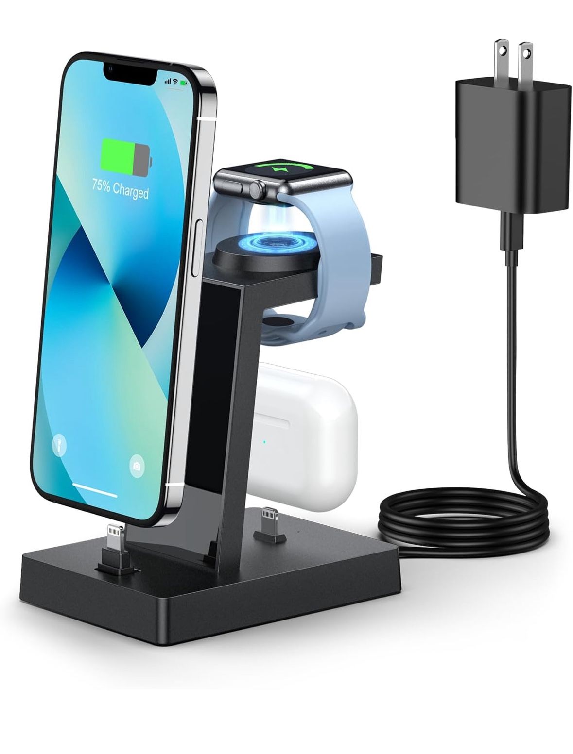 3 in 1 Charger Stand for I Phone And Apple Watch