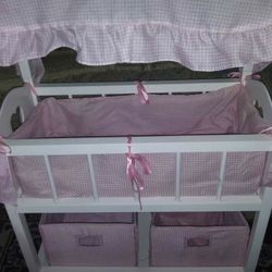 Baby Doll Crib And Stroller For One Price