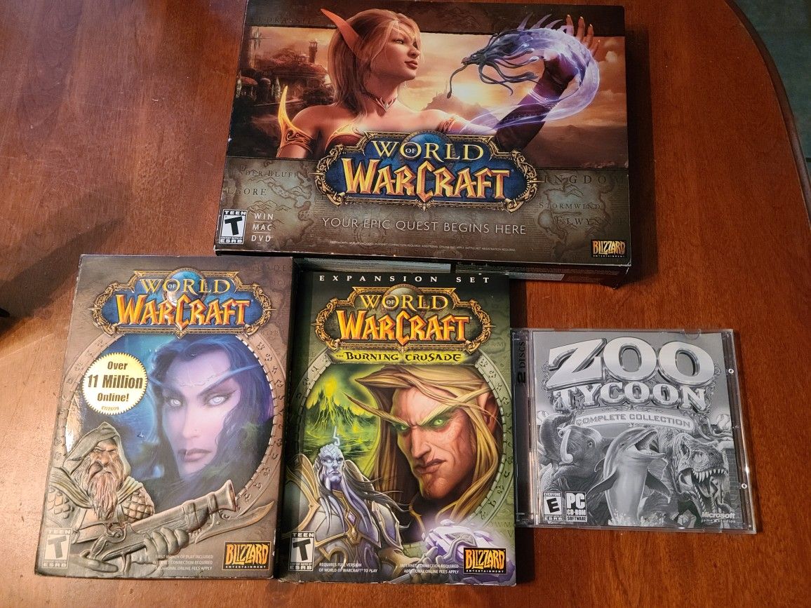 World Of Warcraft PC Computer Game Three Of Them