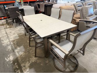 Patio table 6 chairs
