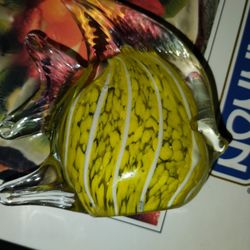 Hand Blown Glass Fish 
