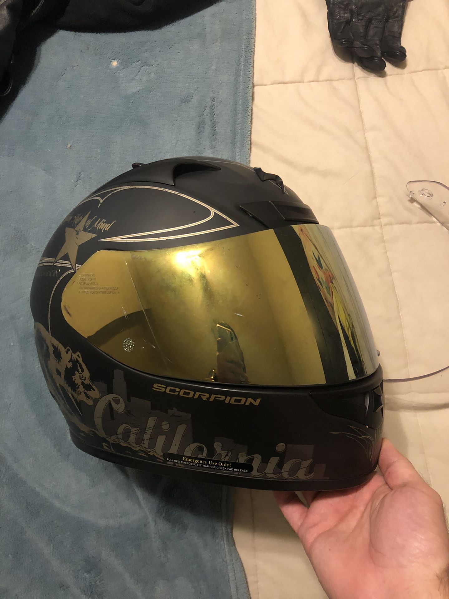 XL Scorpion Motorcycle Helmet