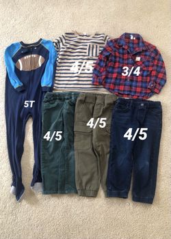 Boys winter clothes lot
