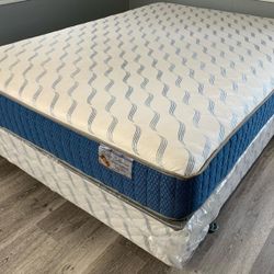 California King Size Supreme Orthopedic Mattress And Boxspring 