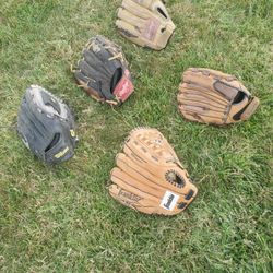 Base Ball Gloves Assorted Prices