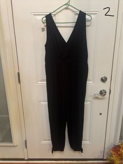 *NEW* Loft Beach Tie Cuff Jumpsuit-Size Large