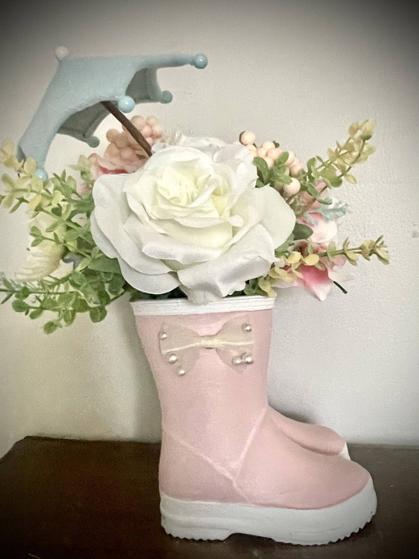 Ceramic Floral Rain boots