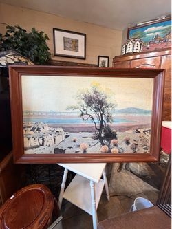 Mid Century Palm Springs 1960s listed artist print