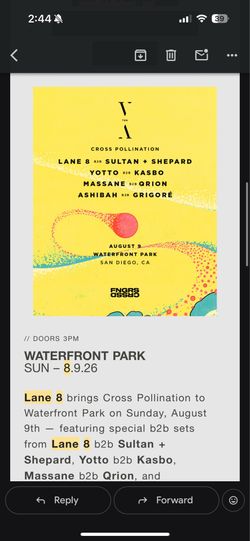 Crssd x Cross Pollination with Lane 8