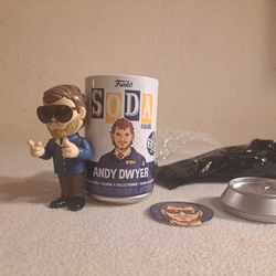 Funko Soda [CHASE] Andy Dwyer with sunglasses (1 out of 2,000) from the T.V. series "Parks and Recreation"