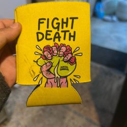 Yellow Fighter Mortal Kombucha Cup Cooler