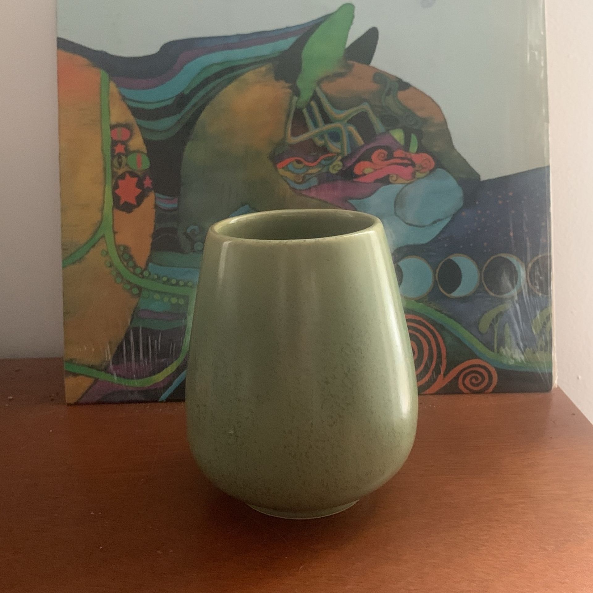 Midcentury Minimalist Vase 5.5” H