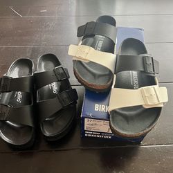 LIKE NEW + NEW Birkenstocks | Size 6 | Both w/ Boxes