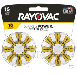 Rayovac Hearing Aid Batteries - Sz 10