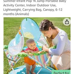 Portable baby activity center Pop n Jump