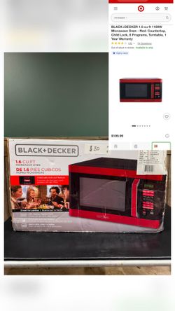 Black & Decker 1.6 cu ft Microwave