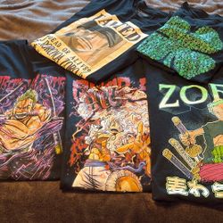Set Of 5 Black Shirts