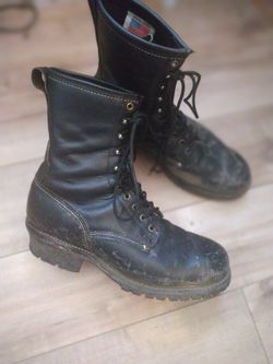 Size 14 Logging Boots