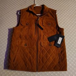 Men's Suede Leather Vest