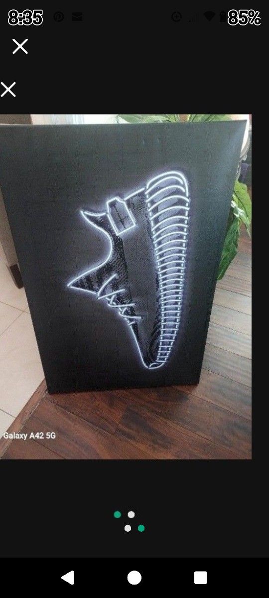 27 X 40 YEEZY SHOES CANVAS PICTURE