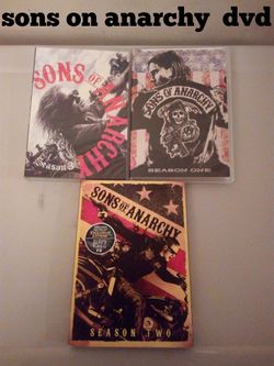 Sons of anarchy DVD season one ,two and three