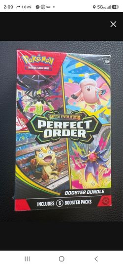 Pokémon TCG Mega Evolution Perfect Order Booster Bundle