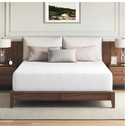 White Foam Mattress with Textured Cover