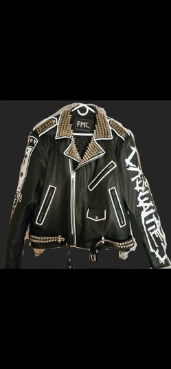 Lether punk jacket XXL