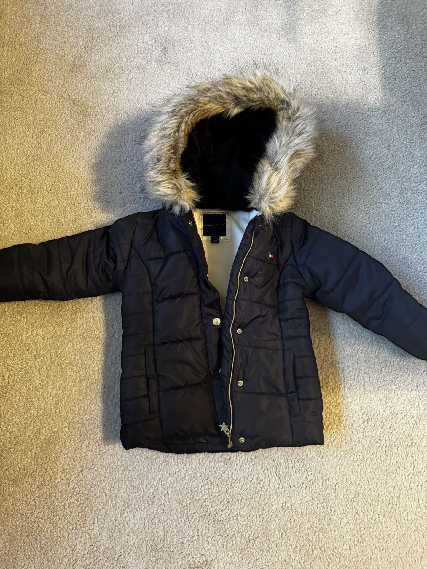 Girls Size 5/6 Tommy Hilfiger Winter Coat