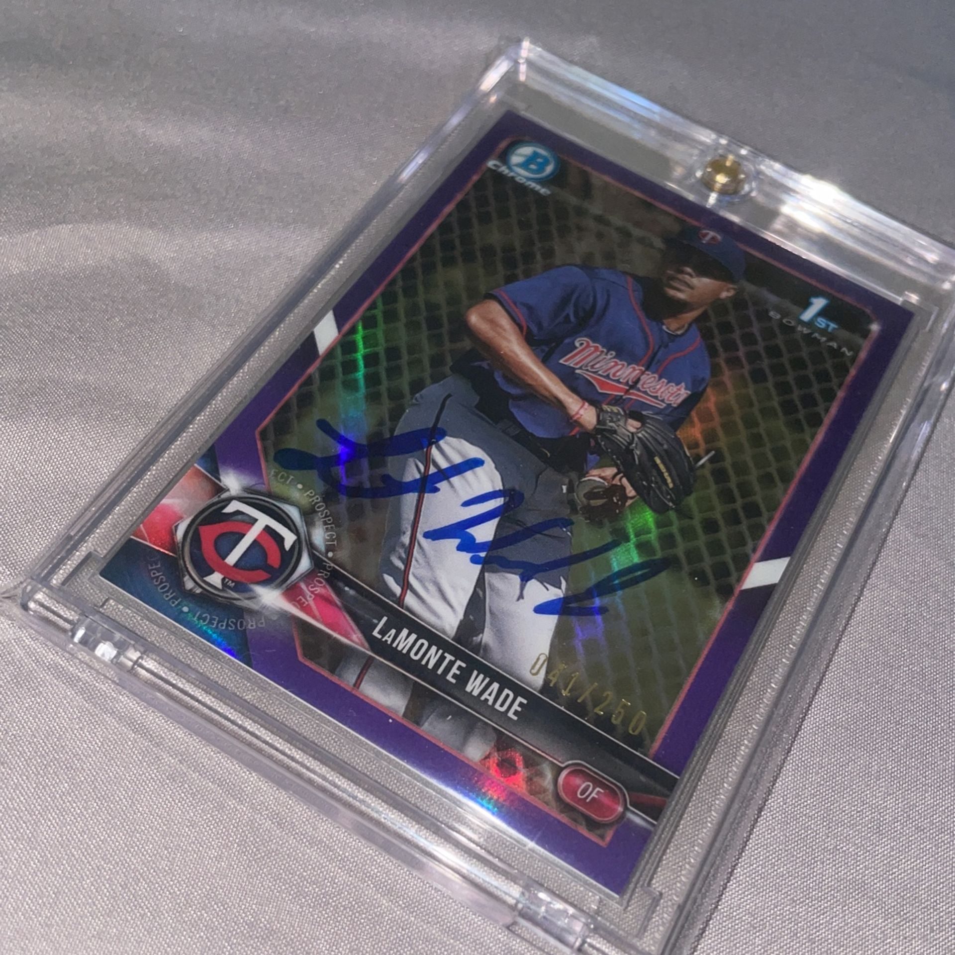 LaMonte Wade 041/299 Signed In Blue Ink