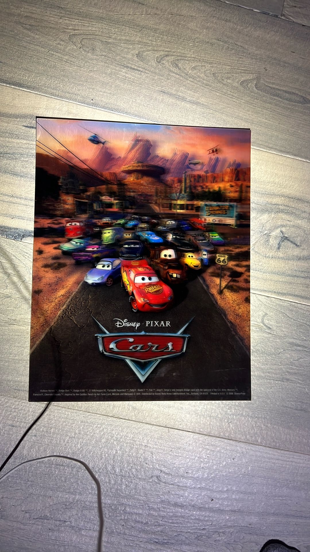 Cars Dimensional Poster