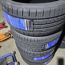 (FOUR) 235 40 18 FORTUNE TIRES $400 INSTALLED 