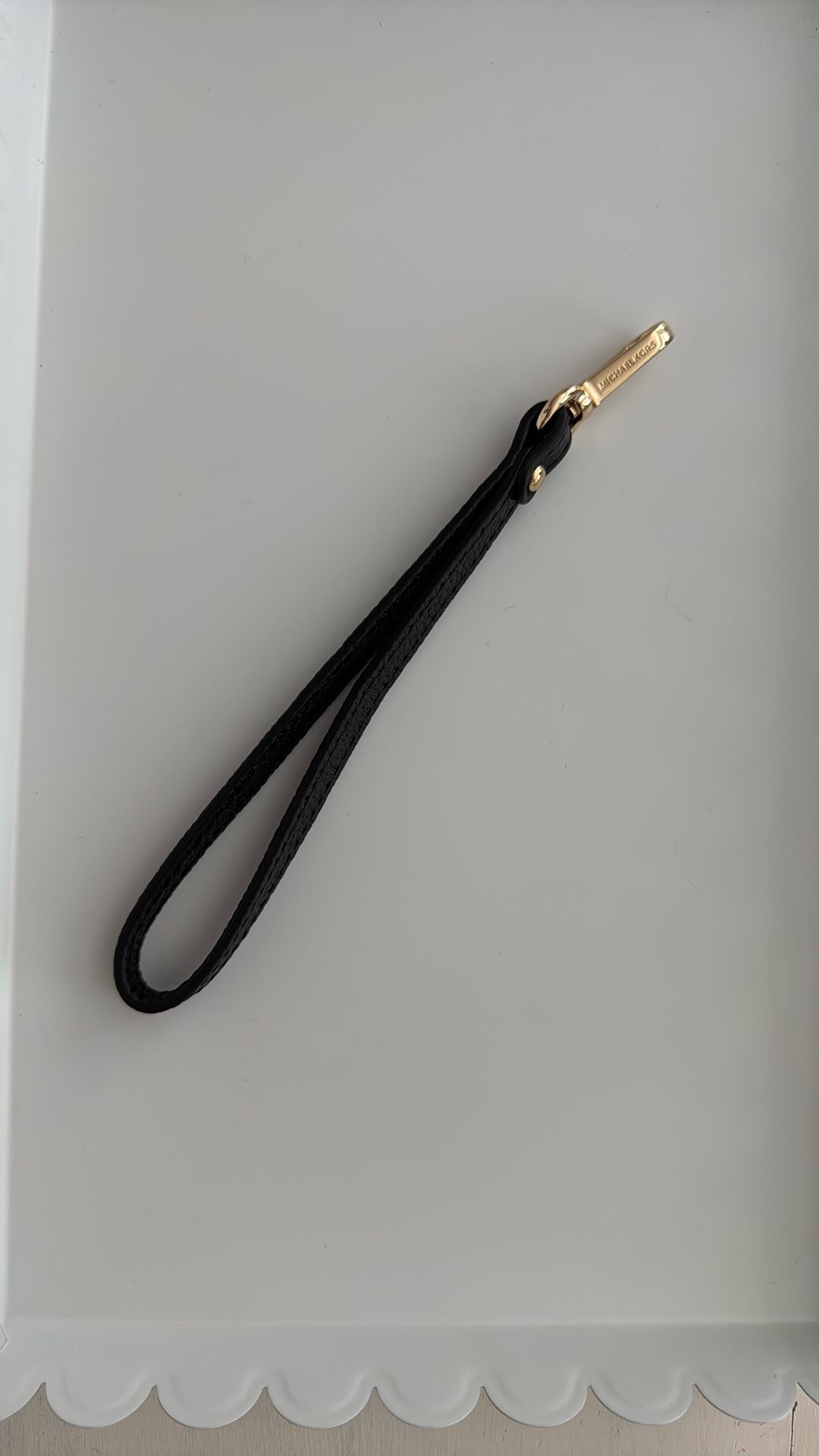 Michael Kors Black Wristlet Strap