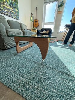 MCM Glass coffee table