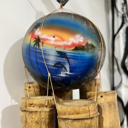 Bamboo Wind Chime Beach Theme 