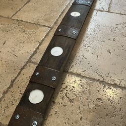 Whiskey Barrel Candle Holders