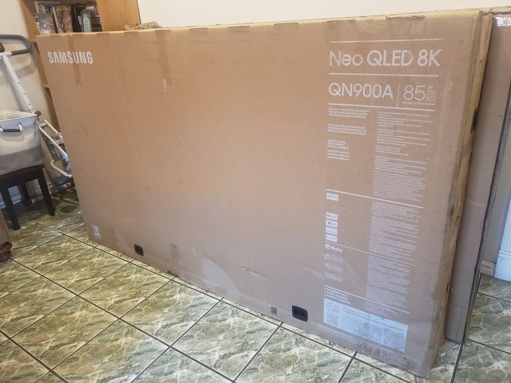 Tv Samsung 85", QN900A, 8k, 2021 Model, Alexa, Google, Excellent