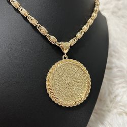 Aztec Calendar With Turkish Chain