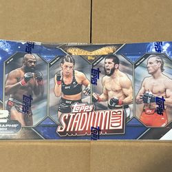 2025 stadium club ufc sealed hobby box