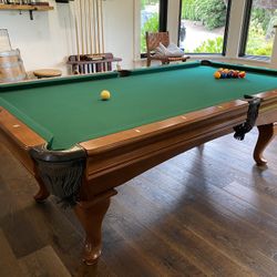 Pool Table With Accessories