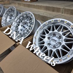 17" KMC rims KM555 machined chrome 17x8.5