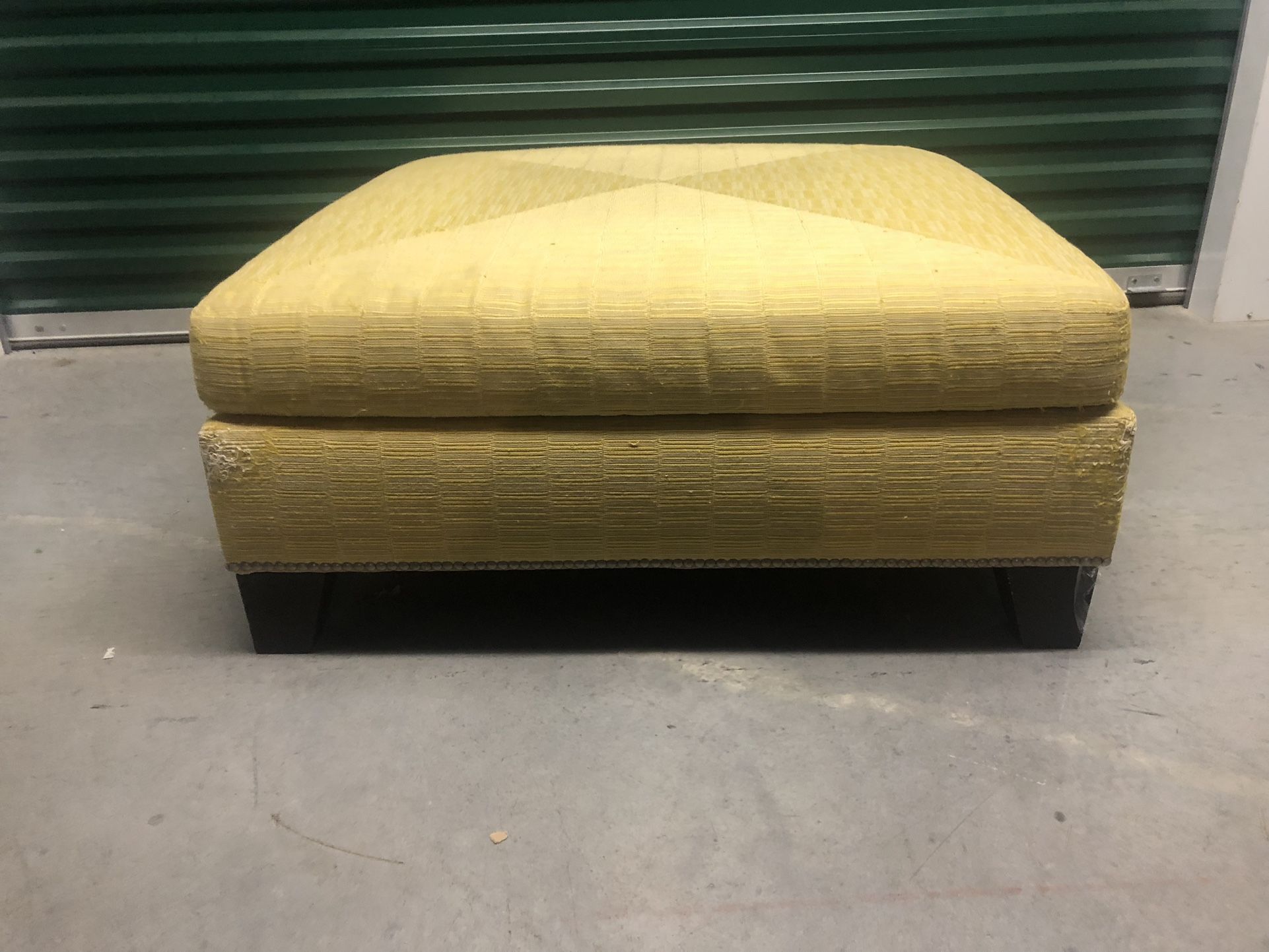 Yellow Ottoman