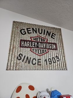 Harley Davidson Metal Sign