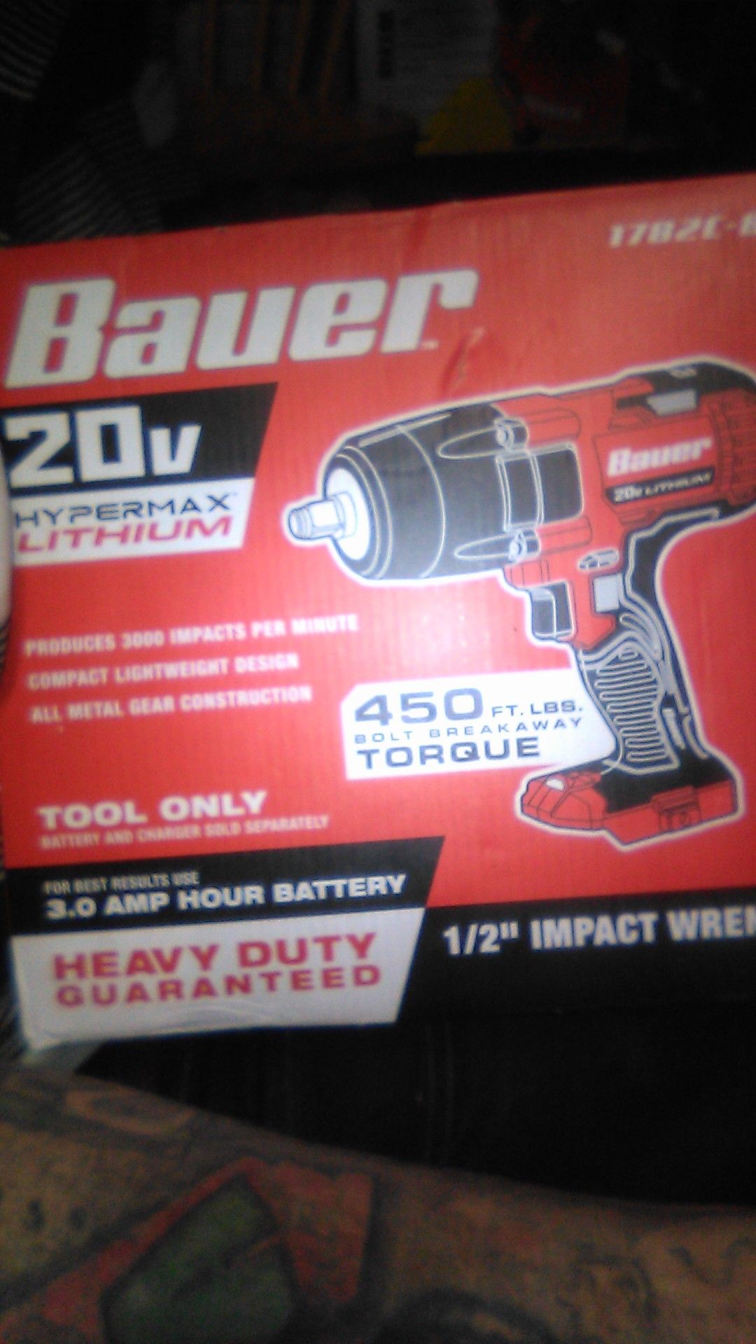 Bauer 20v impact wrench